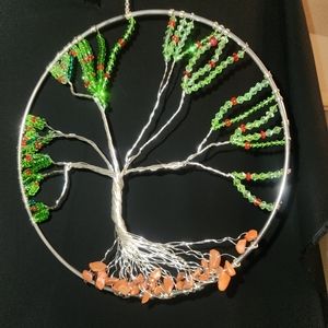 Apple blossom Tree of Life suncatcher